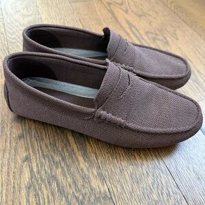 Peter Millar cruise knit loafers brown men’s 8.5